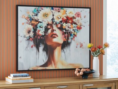 Shadwick Wall Art - White Canvas Art modern furniture Contempo Furniture