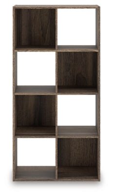 Shallifer Eight Cube Organizer - Dark Brown Cube Organizers modern furniture Contempo Furniture