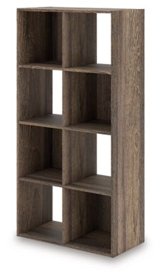 Shallifer Eight Cube Organizer - Dark Brown Cube Organizers modern furniture Contempo Furniture
