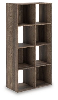 Shallifer Eight Cube Organizer - Dark Brown Cube Organizers modern furniture Contempo Furniture
