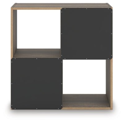 Shallifer Four Cube Organizer - Dark Brown Cube Organizers modern furniture Contempo Furniture