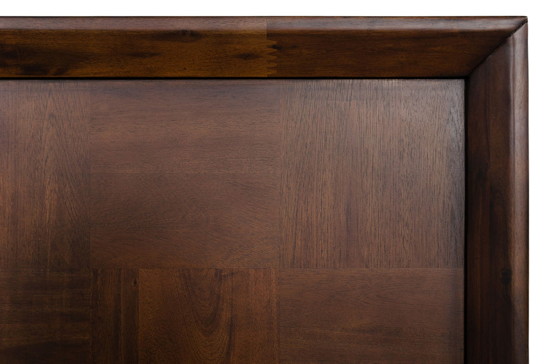 Shane - Modern Acacia  and  Brass Bed