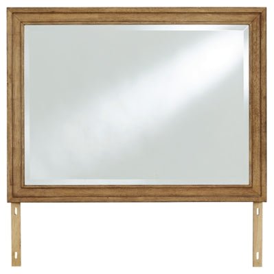 Sharlance Bedroom Mirror - Light Brown Mirror modern furniture Contempo Furniture