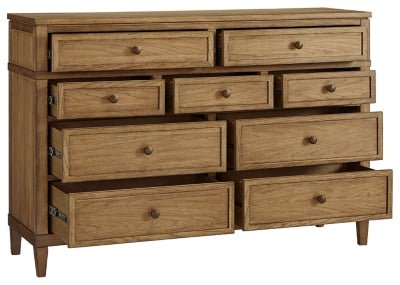 Sharlance Dresser - Light Brown Dresser modern furniture Contempo Furniture