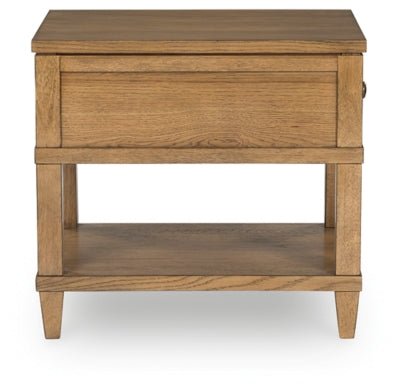 Sharlance End Table - Light Brown End Table modern furniture Contempo Furniture