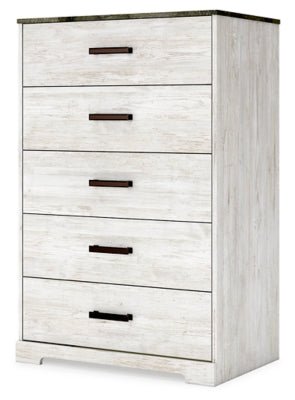 Shawburn Chest of Drawers - Light Brown Accent Chest modern furniture Contempo Furniture