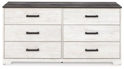 Shawburn Dresser - Light Brown Dresser modern furniture Contempo Furniture
