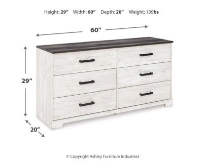 Shawburn Dresser - Light Brown Dresser modern furniture Contempo Furniture