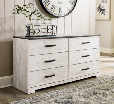 Shawburn Dresser - Light Brown Dresser modern furniture Contempo Furniture
