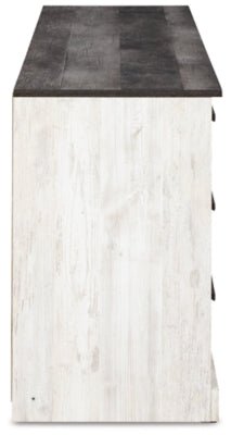 Shawburn Dresser - Light Brown Dresser modern furniture Contempo Furniture