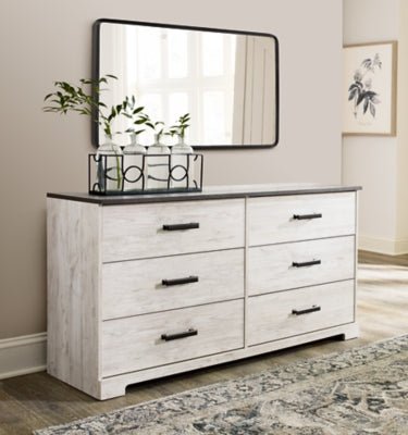 Shawburn Dresser - White Dresser modern furniture Contempo Furniture