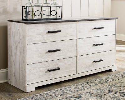 Shawburn Dresser - White Dresser modern furniture Contempo Furniture