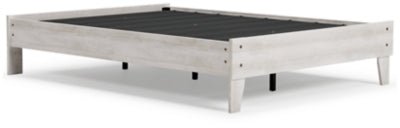 Shawburn Full Platform Bed - White Platform Bed modern furniture Contempo Furniture