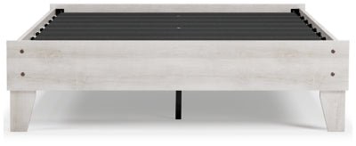 Shawburn Full Platform Bed - White Platform Bed modern furniture Contempo Furniture
