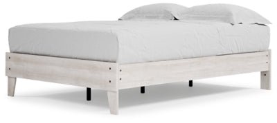 Shawburn Full Platform Bed - White Platform Bed modern furniture Contempo Furniture