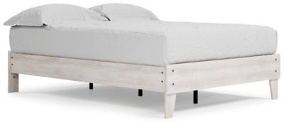 Shawburn Full Platform Bed - White Platform Bed modern furniture Contempo Furniture