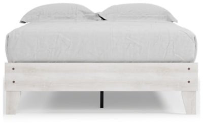 Shawburn Full Platform Bed - White Platform Bed modern furniture Contempo Furniture