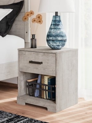 Shawburn Nightstand - Gray Accent Nightstand modern furniture Contempo Furniture