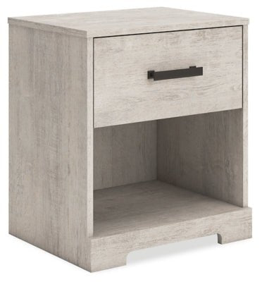 Shawburn Nightstand - Gray Accent Nightstand modern furniture Contempo Furniture