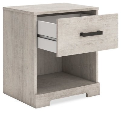 Shawburn Nightstand - Gray Accent Nightstand modern furniture Contempo Furniture