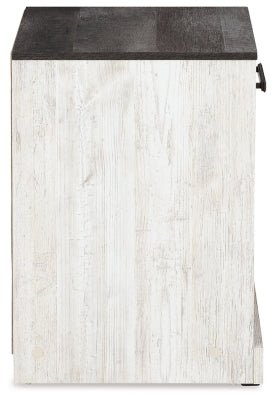 Shawburn Nightstand - Light Brown Accent Nightstand modern furniture Contempo Furniture