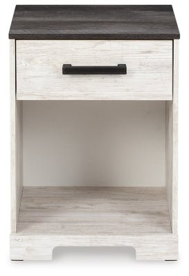 Shawburn Nightstand - Light Brown Accent Nightstand modern furniture Contempo Furniture