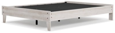 Shawburn Queen Platform Bed - White Platform Bed modern furniture Contempo Furniture