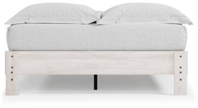 Shawburn Queen Platform Bed - White Platform Bed modern furniture Contempo Furniture