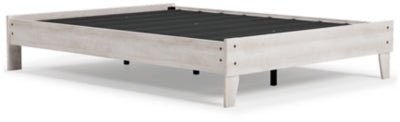 Shawburn Queen Platform Bed - White Platform Bed modern furniture Contempo Furniture