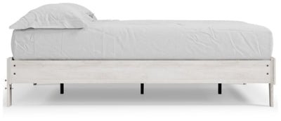 Shawburn Queen Platform Bed - White Platform Bed modern furniture Contempo Furniture