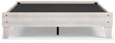 Shawburn Queen Platform Bed - White Platform Bed modern furniture Contempo Furniture