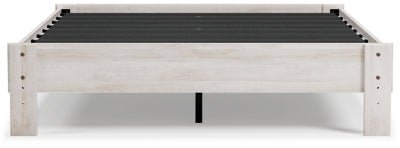 Shawburn Queen Platform Bed - White Platform Bed modern furniture Contempo Furniture