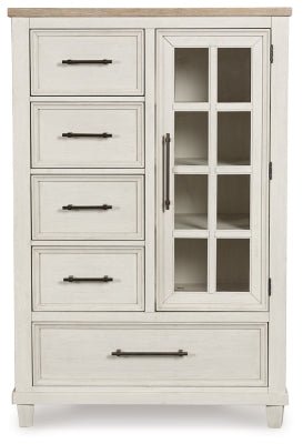 Shaybrock Door Chest - White Door Chest modern furniture Contempo Furniture