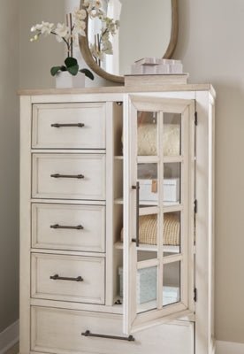 Shaybrock Door Chest - White Door Chest modern furniture Contempo Furniture