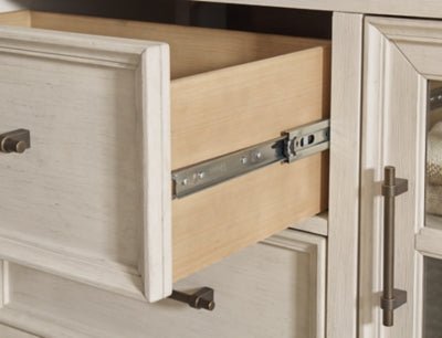 Shaybrock Dresser and Mirror - White Dresser &amp; Mirror modern furniture Contempo Furniture