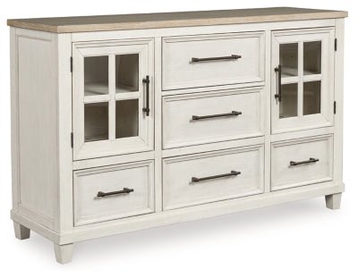 Shaybrock Dresser - White Dresser modern furniture Contempo Furniture