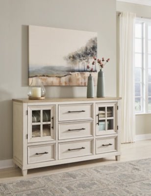 Shaybrock Dresser - White Dresser modern furniture Contempo Furniture