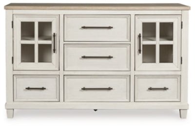 Shaybrock Dresser - White Dresser modern furniture Contempo Furniture