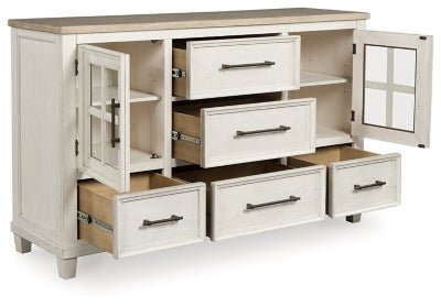 Shaybrock Dresser - White Dresser modern furniture Contempo Furniture