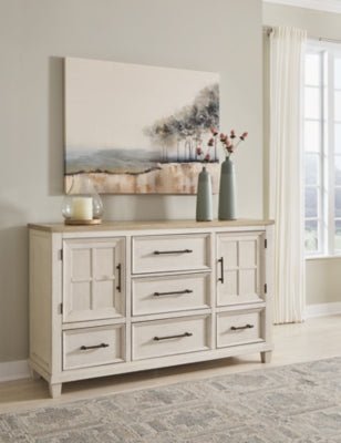 Shaybrock Dresser - White Dresser modern furniture Contempo Furniture