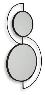Shayham Accent Mirror - Black Accent Mirror modern furniture Contempo Furniture