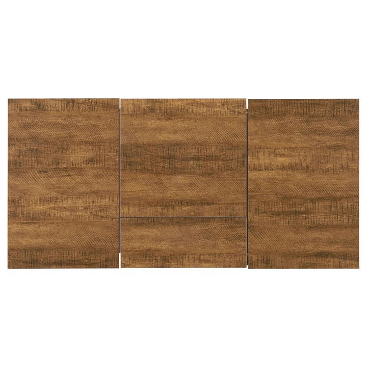 Sheeran - Writing Desk With Storage - Rustic Amber Writing Desk modern furniture Contempo Furniture