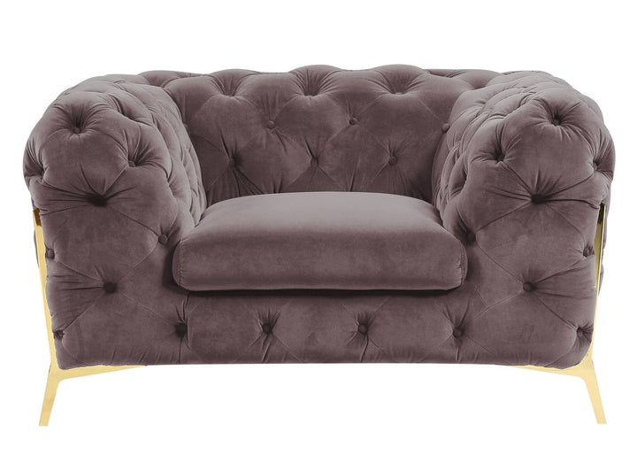 Sheila - Transitional Silver Fabric Chair