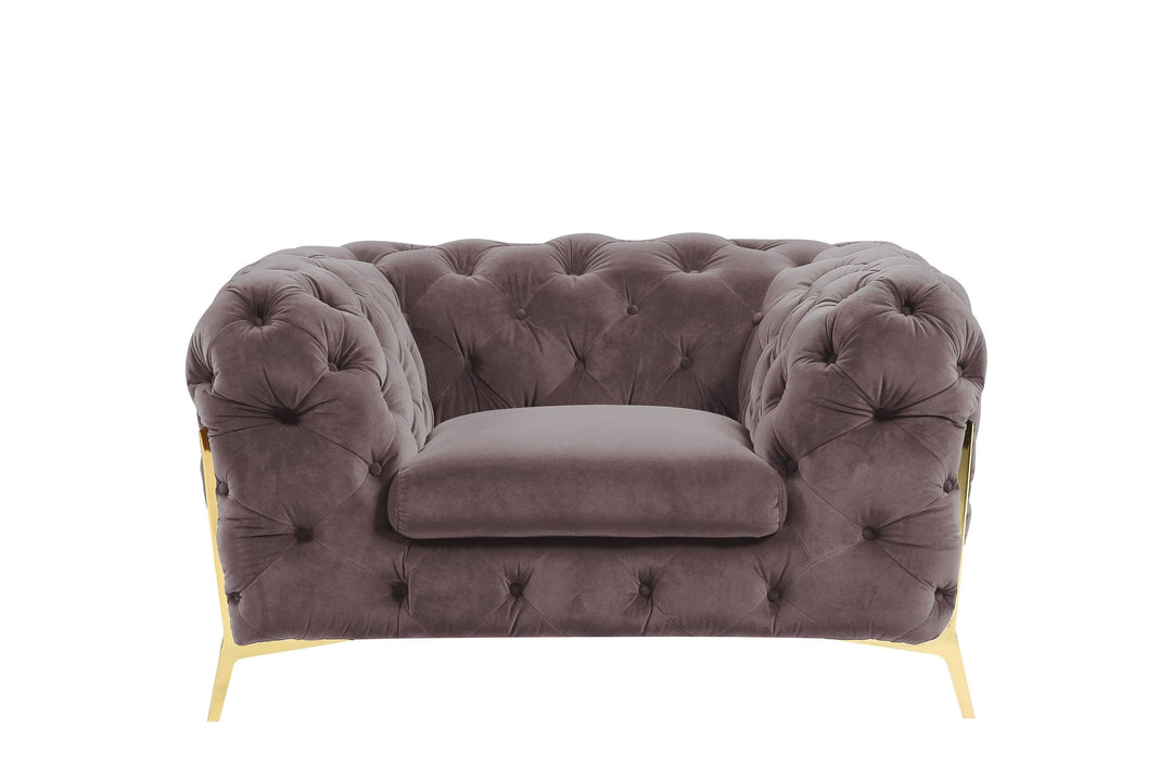 Sheila - Transitional Silver Fabric Chair