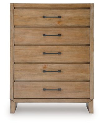 Sherbana Chest of Drawers - Light Brown Accent Chest modern furniture Contempo Furniture