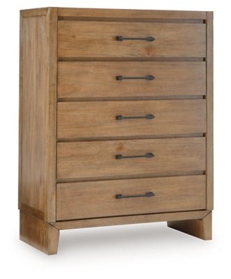Sherbana Chest of Drawers - Light Brown Accent Chest modern furniture Contempo Furniture