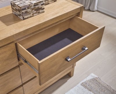 Sherbana Dresser - Light Brown Dresser modern furniture Contempo Furniture
