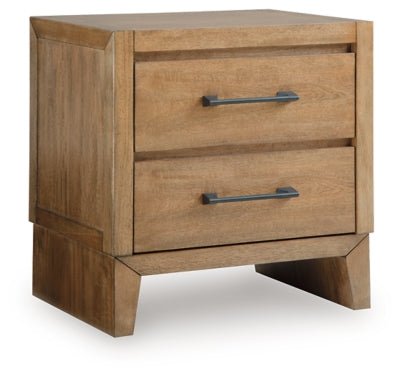 Sherbana Nightstand - Light Brown Accent Nightstand modern furniture Contempo Furniture