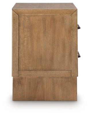 Sherbana Nightstand - Light Brown Accent Nightstand modern furniture Contempo Furniture