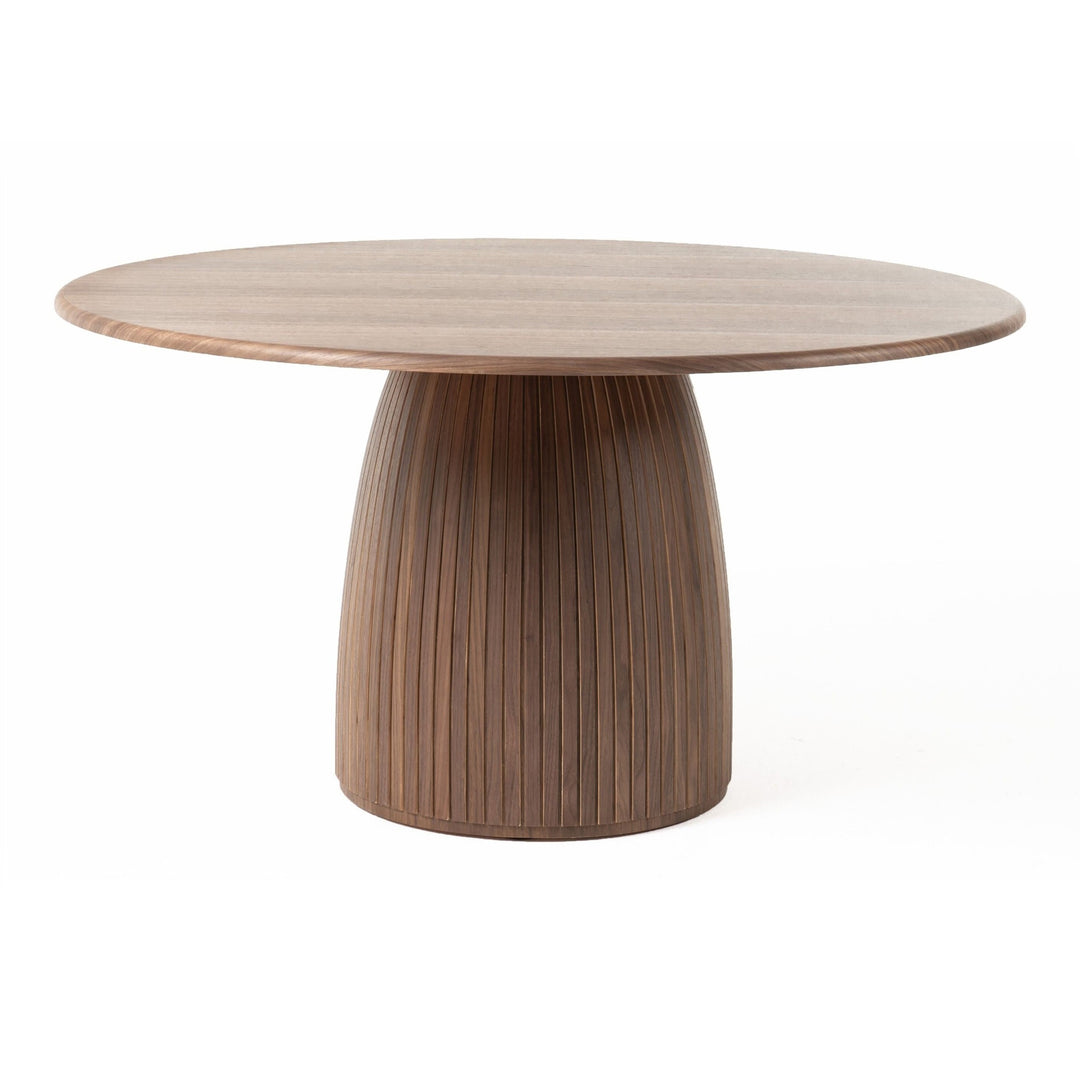 Sheridan - Mid-Century Modern Walnut Round Dining Table